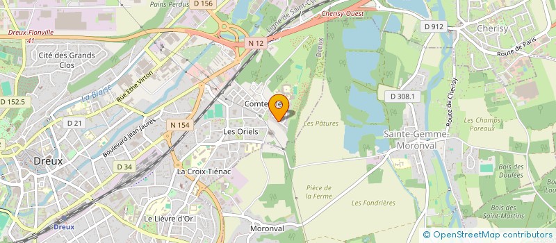 localisation de l'entreprise MONSIEUR KHATOON NAJMA à DREUX