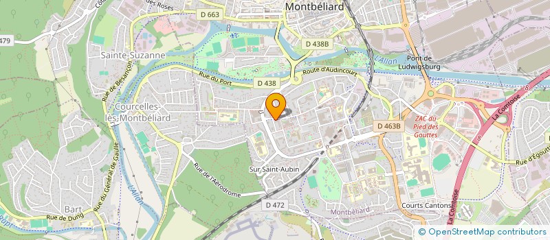 localisation de l'entreprise MONSIEUR KHAWANI QADERI  MONTBELIARD