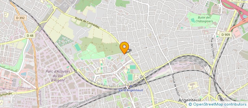 localisation de l'entreprise MONSIEUR KHAYAB GHULAM  ARGENTEUIL