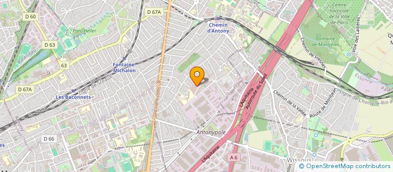 localisation de l'entreprise MONSIEUR KHAYAM AMIR BAKHTIAR à ANTONY