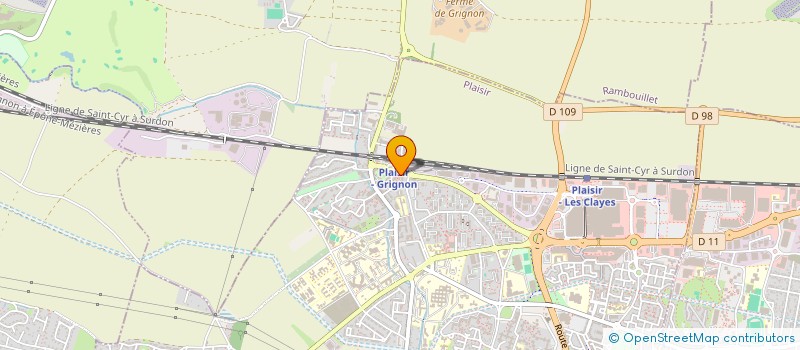 localisation de l'entreprise MONSIEUR KHAYBER ULFAT  PLAISIR