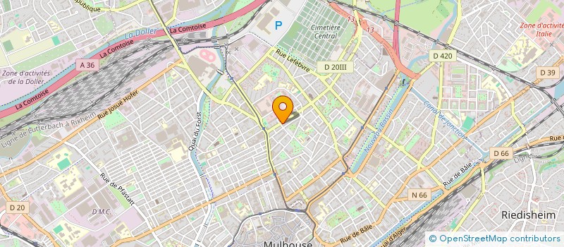 localisation de l'entreprise MONSIEUR KHAYREDDINE FRIOUKH  MULHOUSE