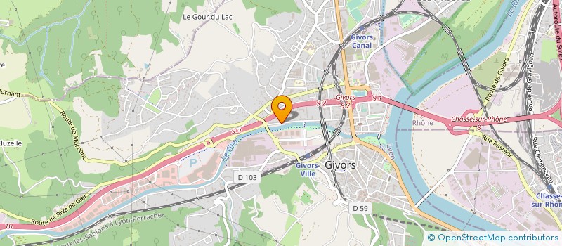 localisation de l'entreprise MONSIEUR KHAZANI BEDDA à GIVORS
