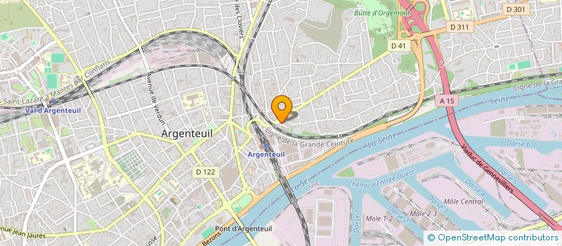 localisation de l'entreprise MONSIEUR KHEDIDJA GHEBRIOUA à ARGENTEUIL
