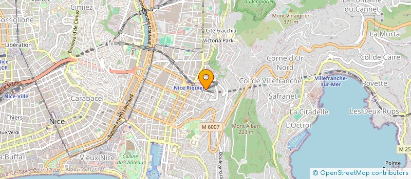 localisation de l'entreprise MONSIEUR KHEIR EDDINE RAIS  NICE