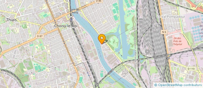 localisation de l'entreprise MONSIEUR KHEIR EDDINE TIGRE à CHOISY LE ROI