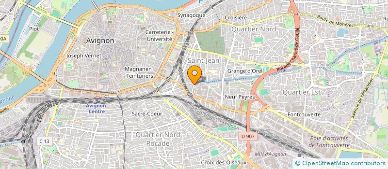 localisation de l'entreprise MONSIEUR KHEIR HABERRA  AVIGNON