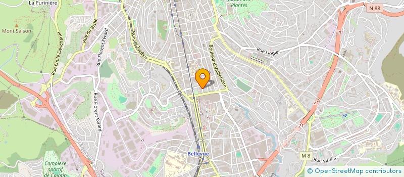 localisation de l'entreprise MONSIEUR KHEIR RAKEM  SAINT-ETIENNE