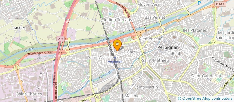 localisation de l'entreprise MONSIEUR KHEIRA ECHEIKR  PERPIGNAN