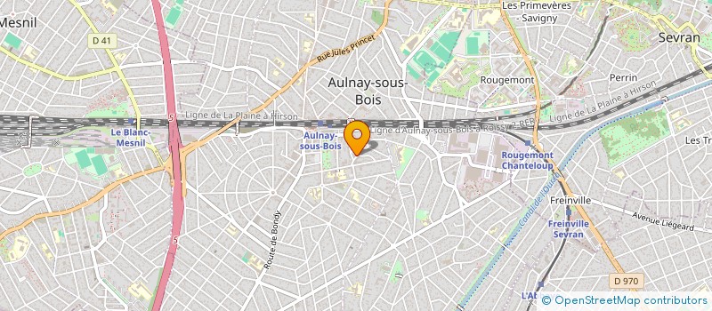 localisation de l'entreprise MONSIEUR KHEIRA ETOUTONY à AULNAY-SOUS-BOIS