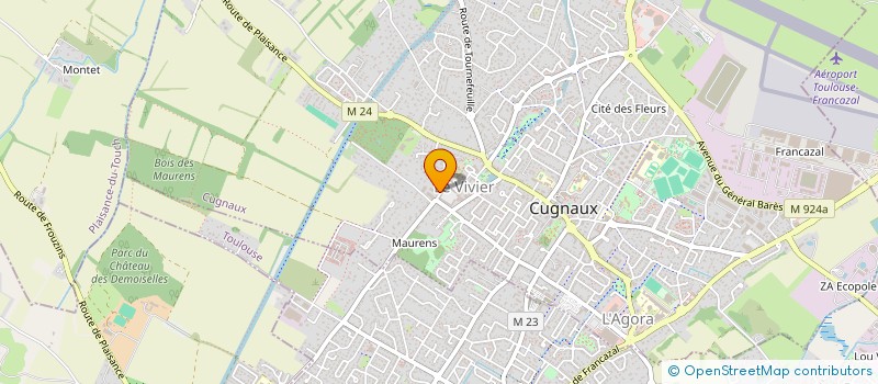 localisation de l'entreprise MONSIEUR KHEIREDDINE BENFODIL  CUGNAUX