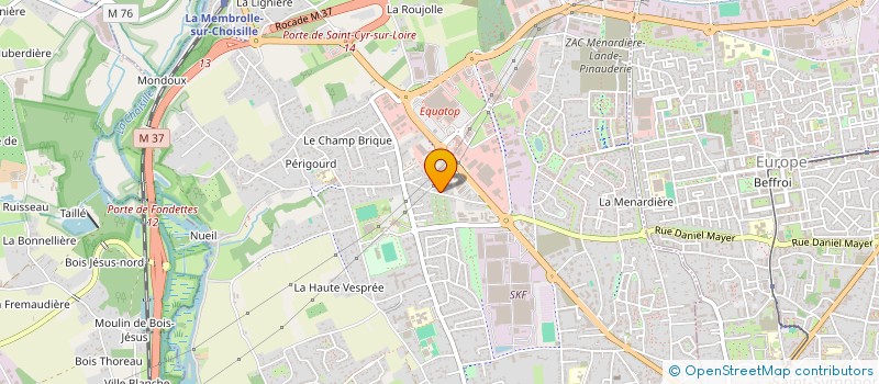 localisation de l'entreprise MONSIEUR KHEIREDDINE BOUHAFA  SAINT-CYR-SUR-LOIRE