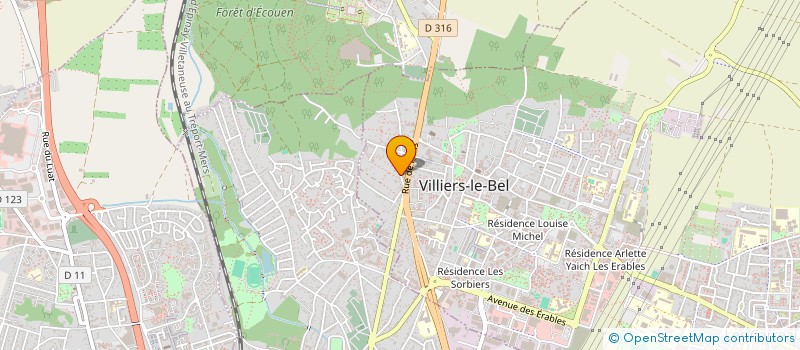 localisation de l'entreprise MONSIEUR KHEIREDDINE MAAZIZ  VILLIERS-LE-BEL