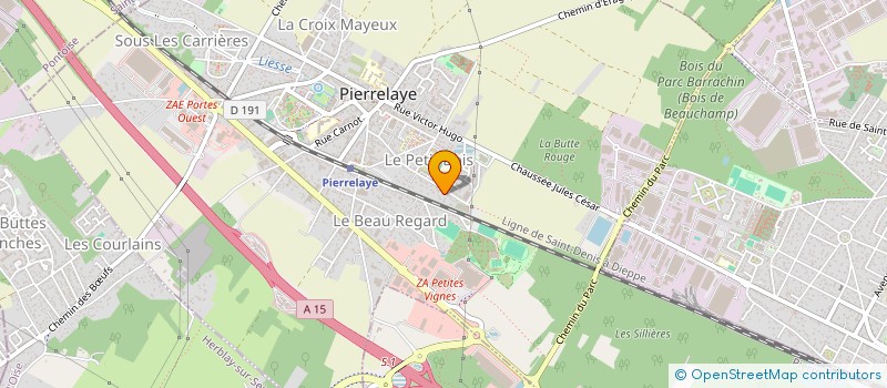 localisation de l'entreprise MONSIEUR KHELAF MIRA  PIERRELAYE