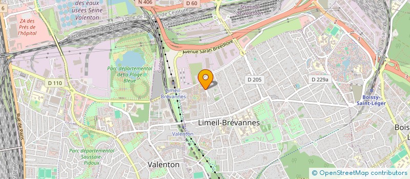 localisation de l'entreprise MONSIEUR KHELAF OURARI  LIMEIL-BREVANNES