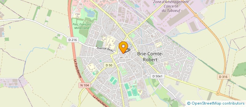 localisation de l'entreprise MONSIEUR KHELIFA AIDENE  BRIE-COMTE-ROBERT