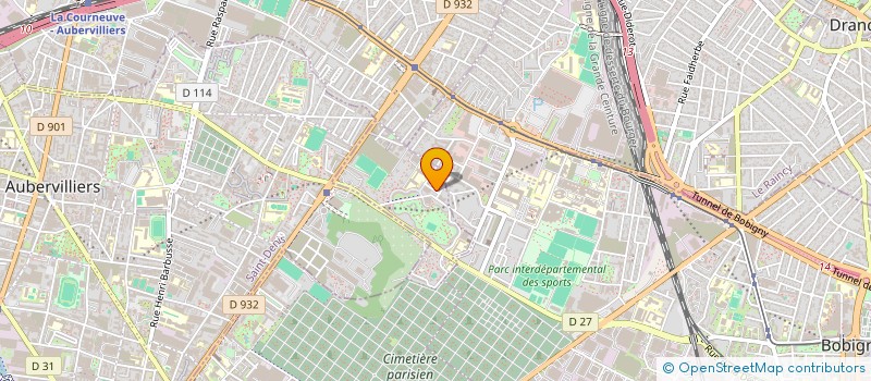 localisation de l'entreprise MONSIEUR KHELIFA ALLAM  PANTIN