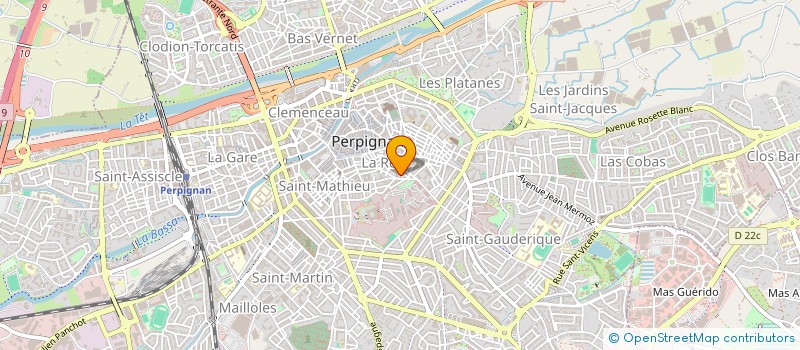 localisation de l'entreprise MONSIEUR KHELIFA AMROUS  PERPIGNAN