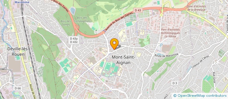 localisation de l'entreprise MONSIEUR KHELIFA BERRANE  MONT-SAINT-AIGNAN