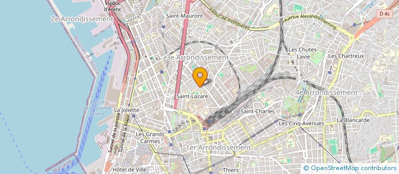 localisation de l'entreprise MONSIEUR KHELIFA BOUBEKEUR-REBIHA à MARSEILLE 3