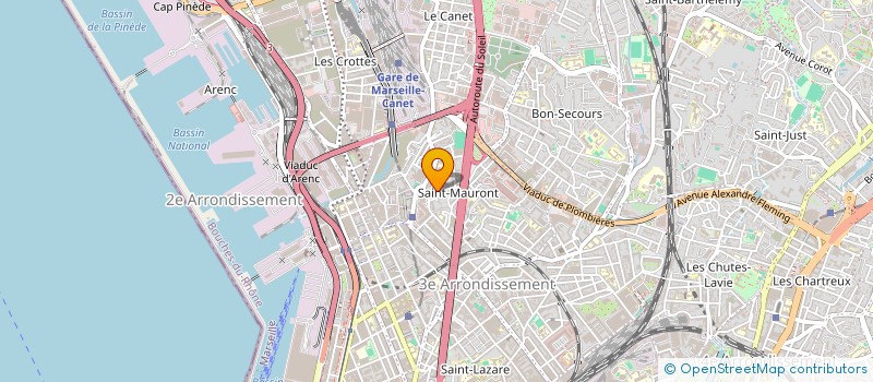 localisation de l'entreprise MONSIEUR KHELIFA CHAKOR DJALTIA  MARSEILLE