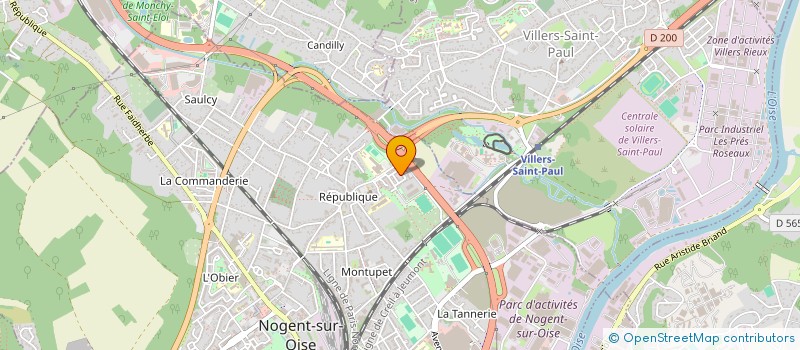 localisation de l'entreprise MONSIEUR KHELIFA DAHAK  NOGENT-SUR-OISE