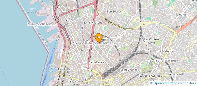 localisation de l'entreprise MONSIEUR KHELIFA DOUDOU  MARSEILLE