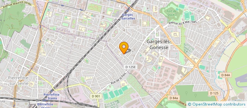 localisation de l'entreprise MONSIEUR KHELIFA FEDILA  GARGES-LES-GONESSE