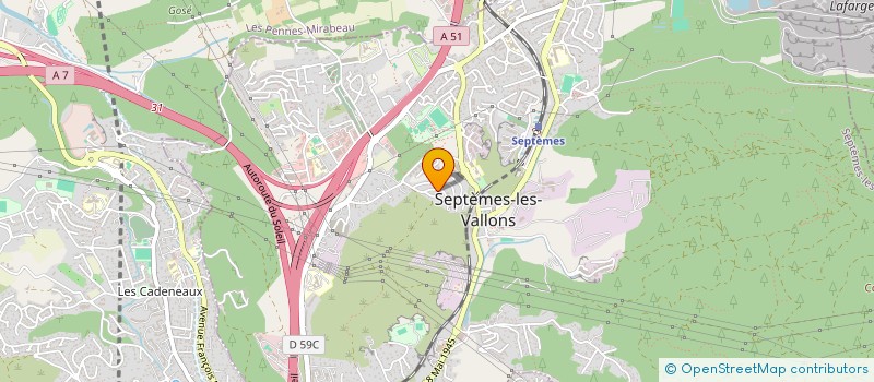 localisation de l'entreprise MONSIEUR KHELIL ADRAOUAMINE à SEPTEMES LES VALLONS