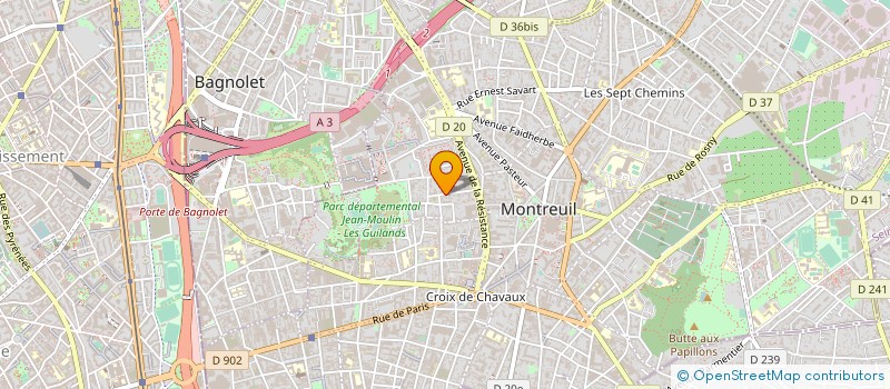 localisation de l'entreprise MONSIEUR KHELIL BEN AMARA à MONTREUIL