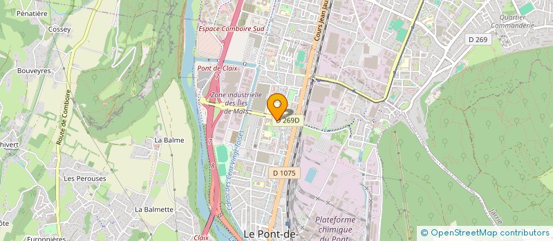 localisation de l'entreprise MONSIEUR KHELIL DADACHE  LE PONT-DE-CLAIX