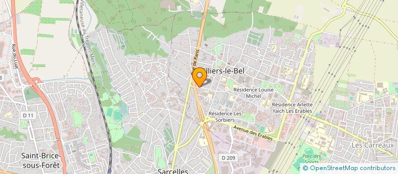 localisation de l'entreprise MONSIEUR KHELLAF HAMOUCHE  VILLIERS-LE-BEL