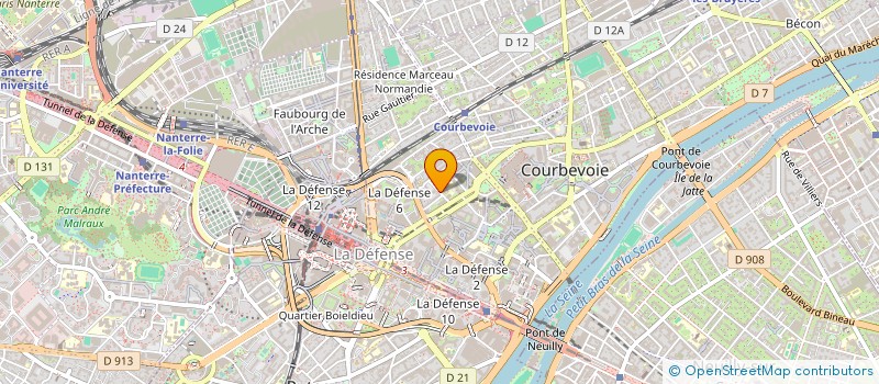 localisation de l'entreprise MONSIEUR KHELLAF MESBAHI  COURBEVOIE