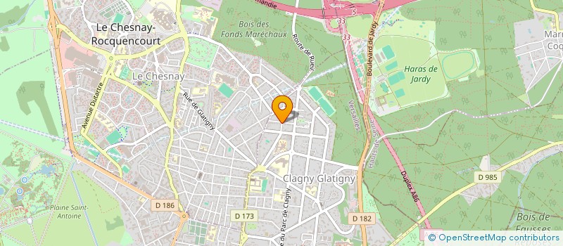 localisation de l'entreprise MONSIEUR KHELOUFI MEHDI à VERSAILLES