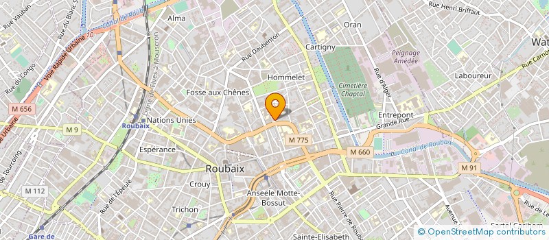 localisation de l'entreprise MONSIEUR KHEMAIES BEN HOULA à ROUBAIX