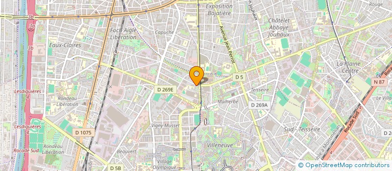 localisation de l'entreprise MONSIEUR KHEMAIES BOUSSANDEL à GRENOBLE