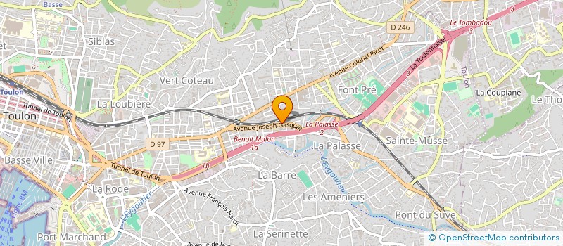 localisation de l'entreprise MONSIEUR KHEMAIS AMIRI  TOULON