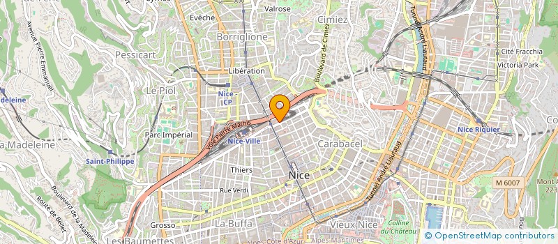 localisation de l'entreprise MONSIEUR KHEMAIS BOUGRINE  NICE