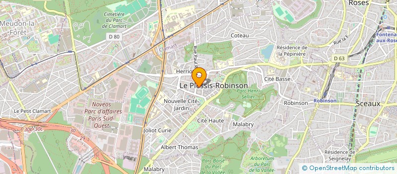 localisation de l'entreprise MONSIEUR KHEMAIS BOURGUIBA à LE PLESSIS-ROBINSON