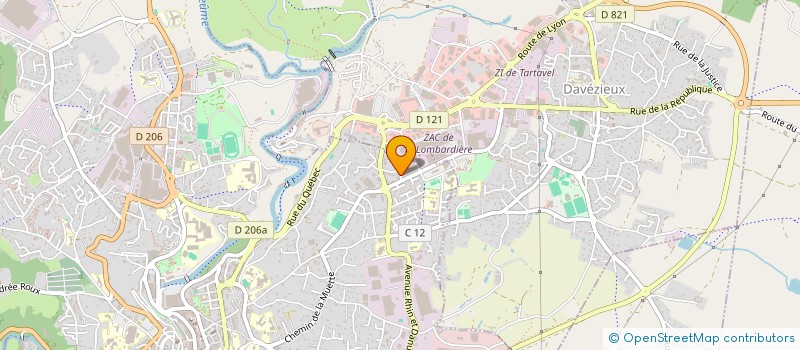 localisation de l'entreprise MONSIEUR KHEMIES BACHIRI à ANNONAY