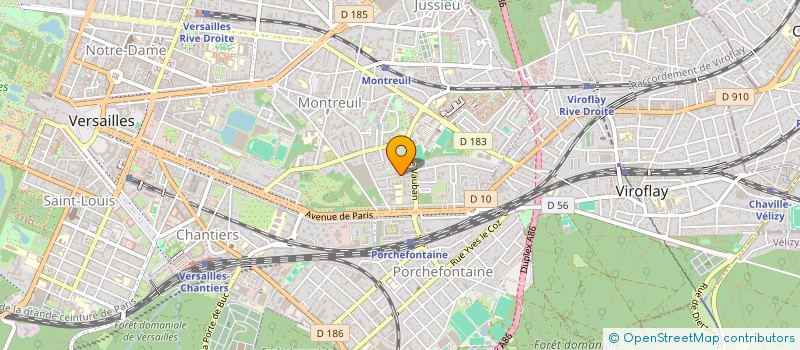 localisation de l'entreprise MONSIEUR KHEMMACHE WILLEM à VERSAILLES