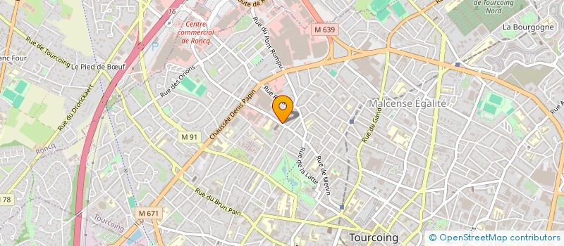 localisation de l'entreprise MONSIEUR KHERDINE HADDAD  TOURCOING