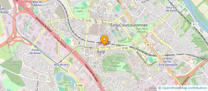 localisation de l'entreprise MONSIEUR KHIAL NOOR KHAKSAR à EVRY-COURCOURONNES