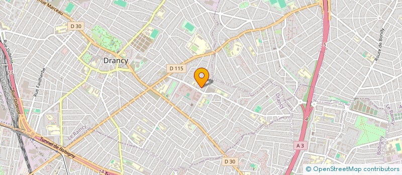 localisation de l'entreprise MONSIEUR KHIDER BEDDAR  DRANCY