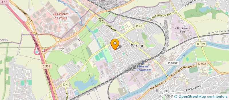 localisation de l'entreprise MONSIEUR KHIDER KHINOUCHE  PERSAN