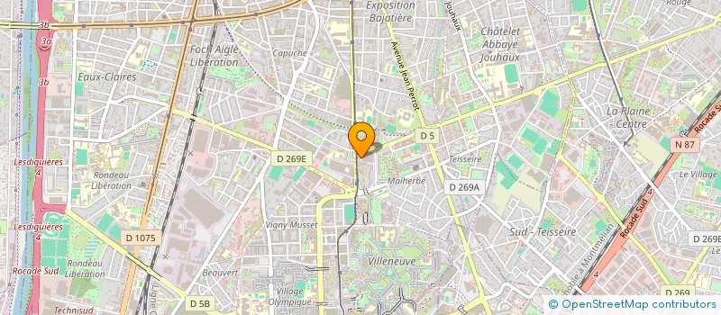 localisation de l'entreprise MONSIEUR KHIER REDAOUI  GRENOBLE