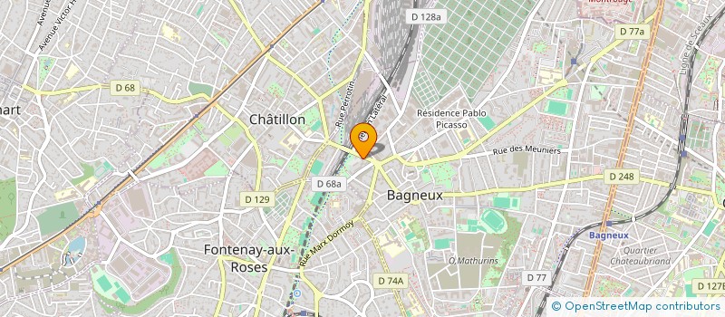 localisation de l'entreprise MONSIEUR KHIR TABBOUCHE à BAGNEUX