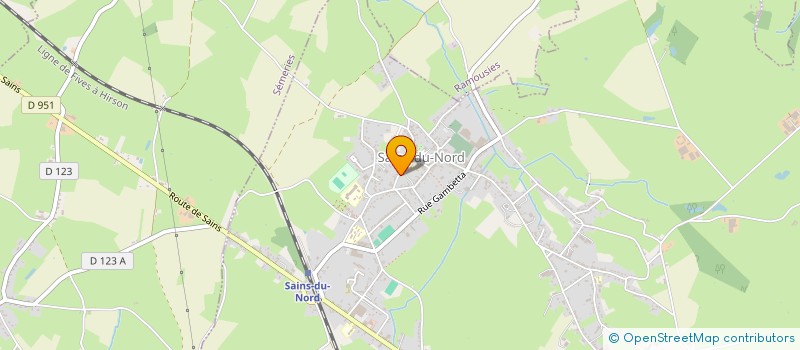 localisation de l'entreprise MONSIEUR KHIREDDINE BENBELKACEM  SAINS-DU-NORD