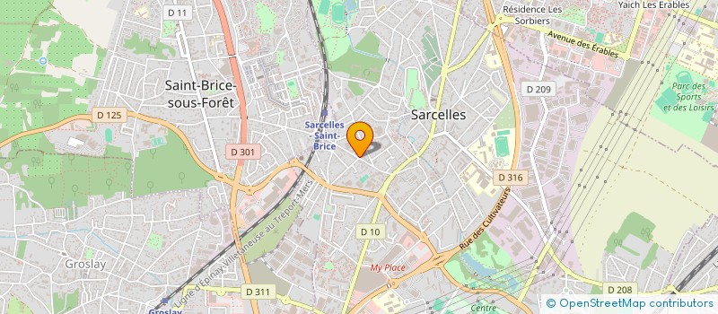 localisation de l'entreprise MONSIEUR KHIREDDINE HASSIB  SARCELLES