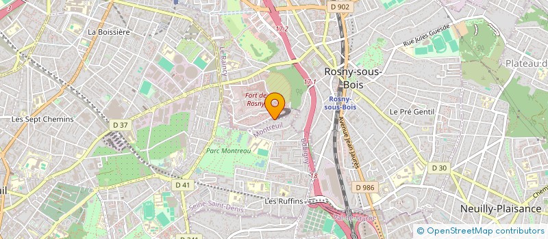 localisation de l'entreprise MONSIEUR KHIREDDINE LALAOUI à MONTREUIL